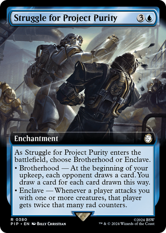 Struggle for Project Purity (Extended Art) (PIP-380) - Fallout: (Extended Art) Foil