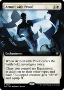 Armed with Proof (Extended Art) (MKC-320)  - Murders at Karlov Manor Commander: (Extended Art)