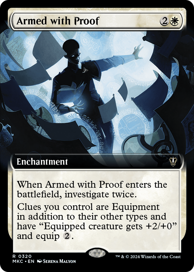 Armed with Proof (Extended Art) (MKC-320)  - Murders at Karlov Manor Commander: (Extended Art)