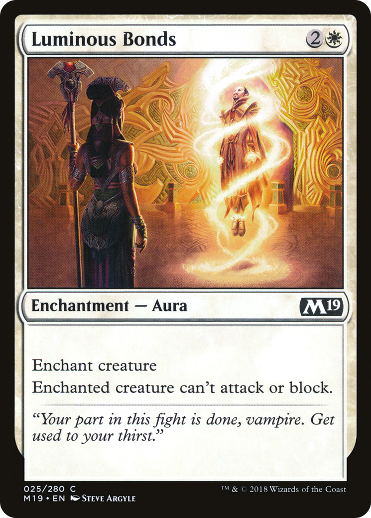 Luminous Bonds (M19-025)  Foil - Core Set 2019