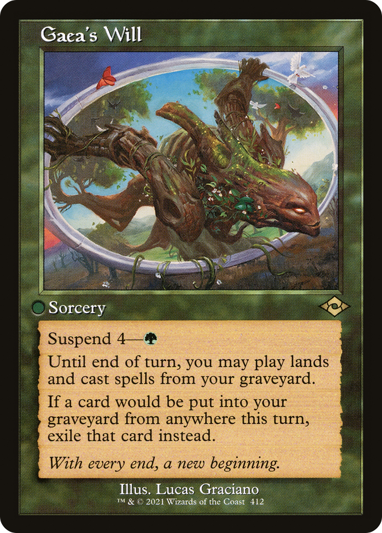 Gaea's Will (Retro Frame) (MH2-412)  Foil - Modern Horizons 2