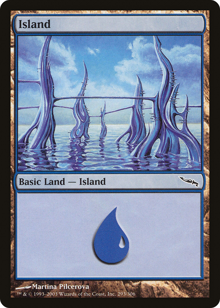 Island (293) (MRD-293)  - Mirrodin