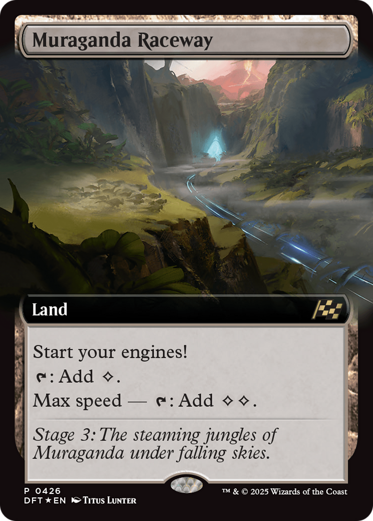Muraganda Raceway (DFT-426) - Aetherdrift: (Extended Art) Foil