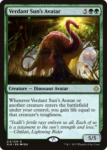 Verdant Sun's Avatar (XLN-213)  Foil - Ixalan