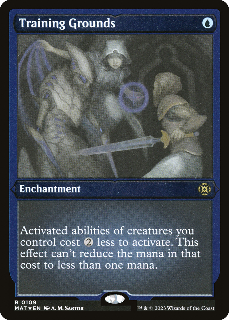 Training Grounds (MAT-109)  Etched Foil - March of the Machine: The Aftermath
