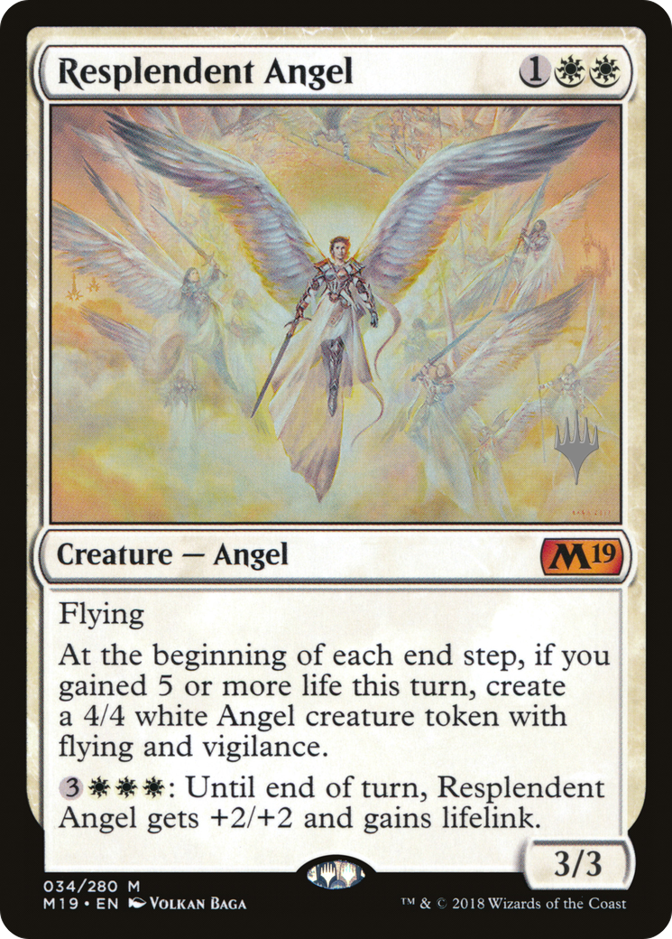 Resplendent Angel (PPM20-34P) - Core Set 2019 Promos