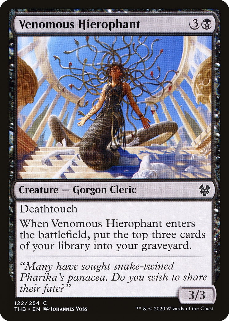 Venomous Hierophant (THB-122)  - Theros Beyond Death