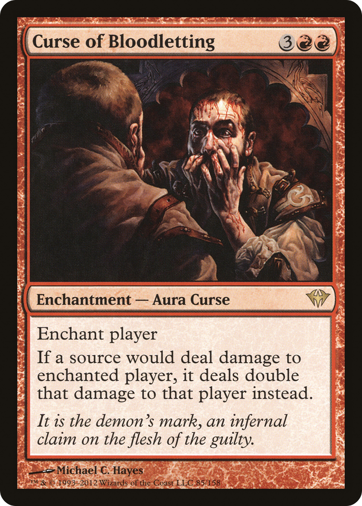 Curse of Bloodletting (DKA-085)  - Dark Ascension