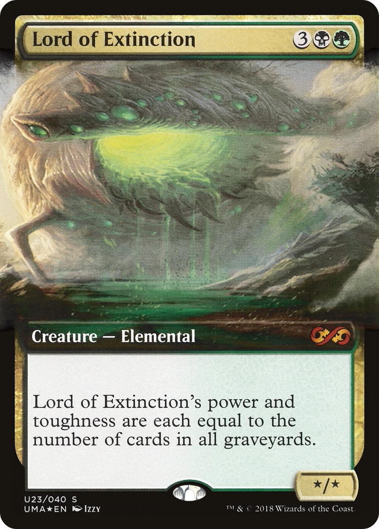 Lord of Extinction (UMA:BT-U23)  Foil - Ultimate Box Topper: (Extended Art)