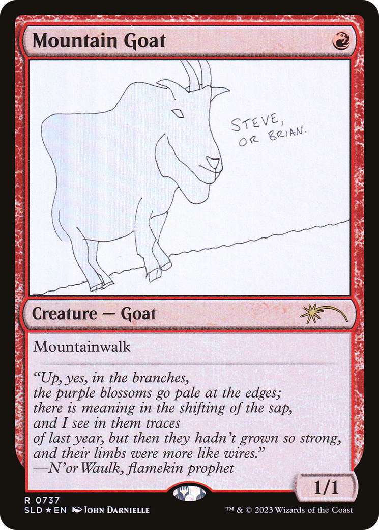 Mountain Goat (SLD-737)  - Secret Lair Drop