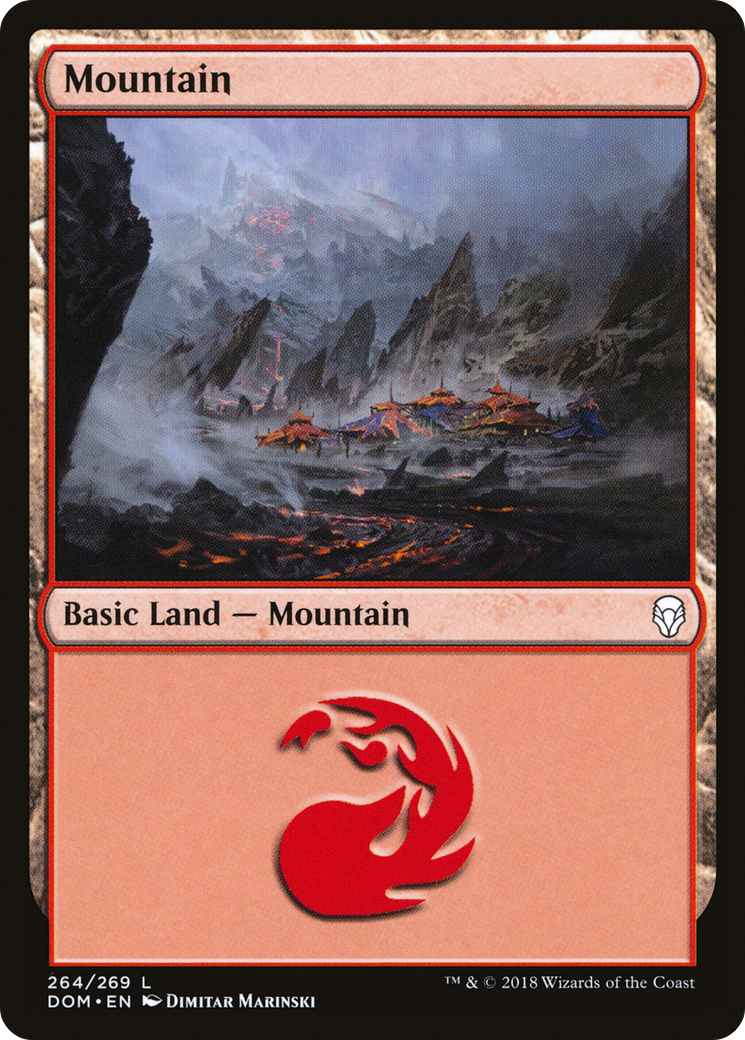 Mountain (264) (DOM-264)  Foil - Dominaria