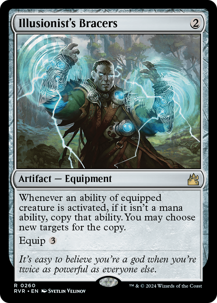 Illusionist's Bracers (RVR-260)  - Ravnica Remastered