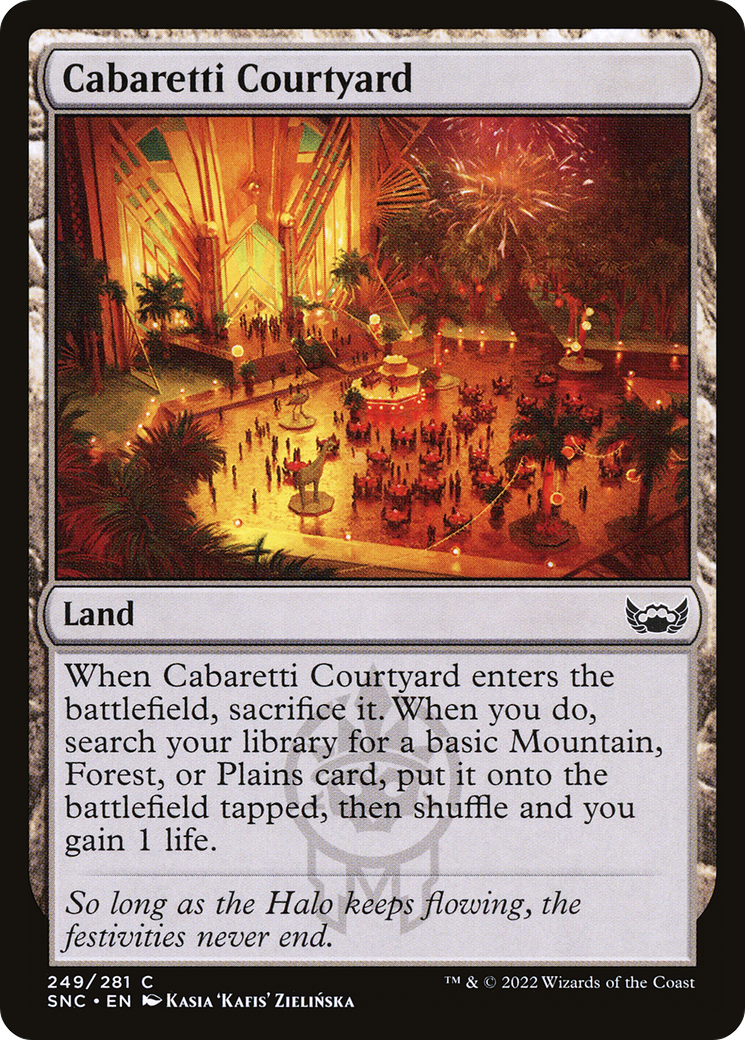 Cabaretti Courtyard (SNC-249)  Foil - Streets of New Capenna