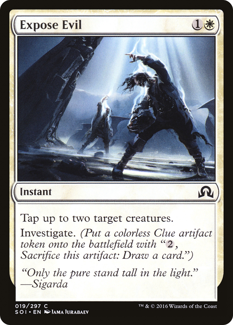 Expose Evil (SOI-019)  Foil - Shadows over Innistrad