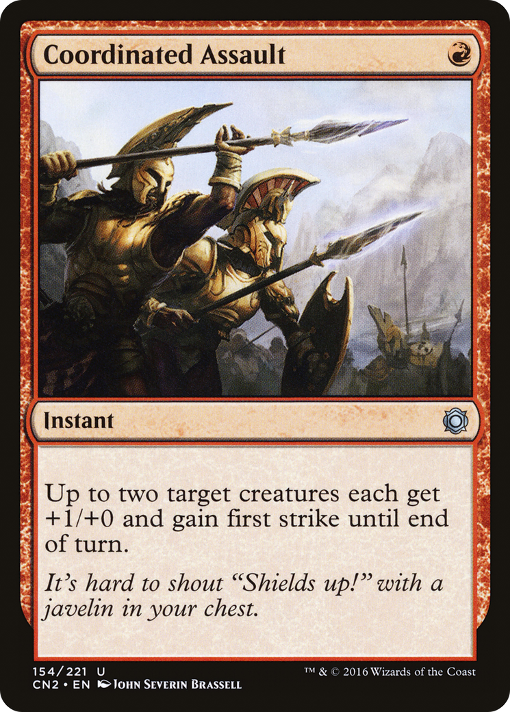 Coordinated Assault (CN2-154)  Foil - Conspiracy: Take the Crown