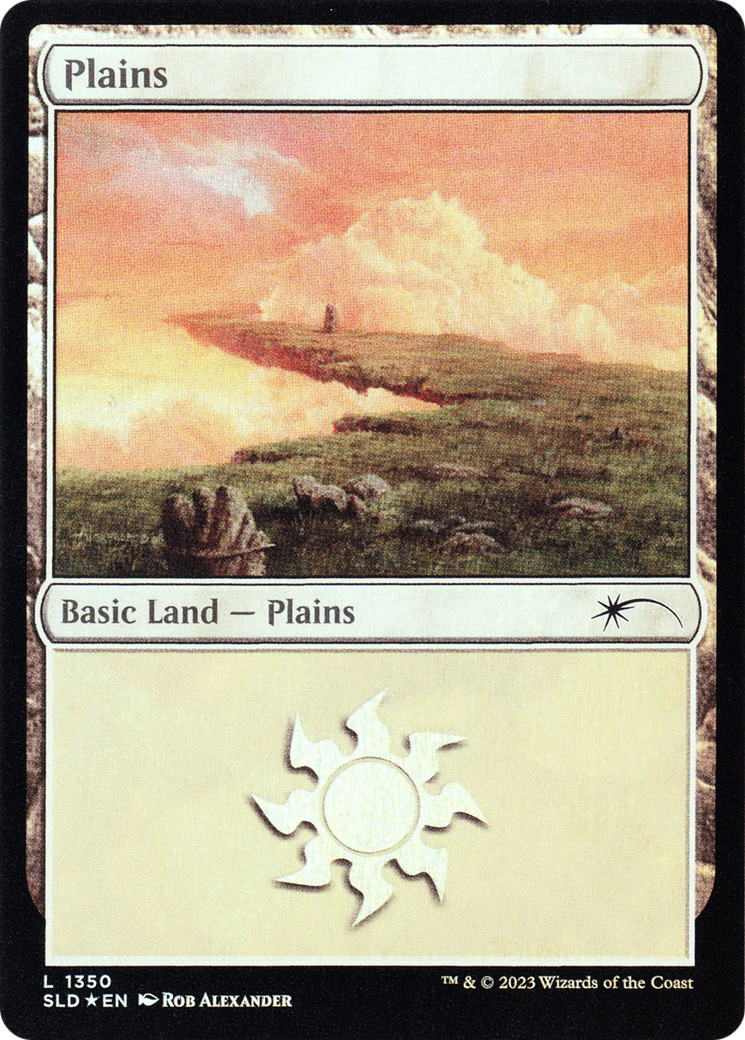 Plains (1350) (SLD-1350)  Foil - Secret Lair Drop