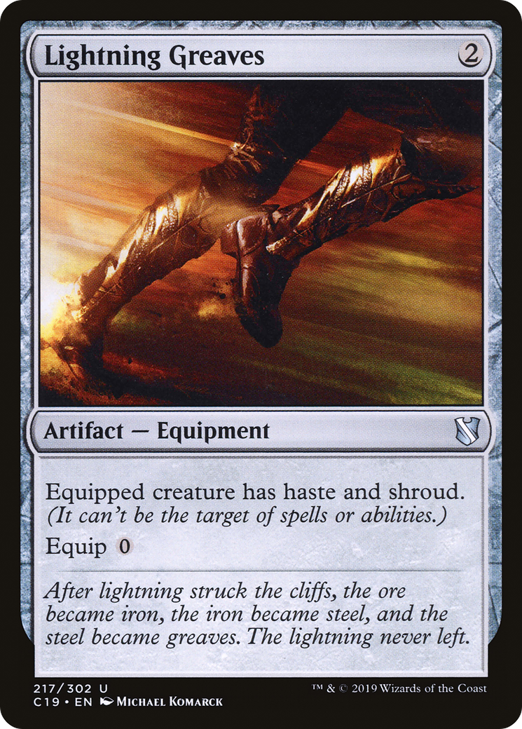 Lightning Greaves (C19-217)  - Commander 2019