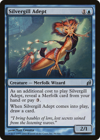 Silvergill Adept (LRW-086)  - Lorwyn