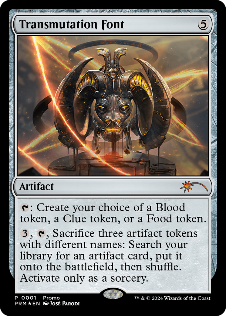 Transmutation Font (LARP-001)  Foil - Wizards Play Network 2024