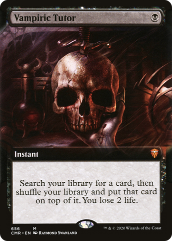 Vampiric Tutor (Extended Art) (CMR-656)  - Commander Legends: (Extended Art)