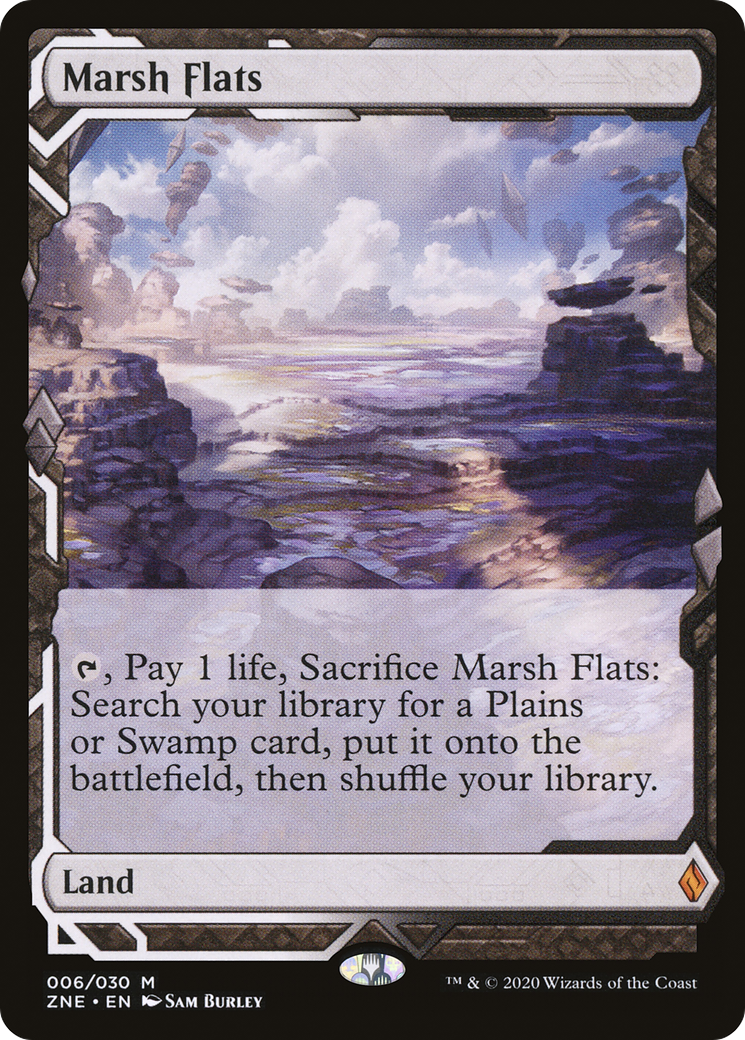 Marsh Flats (ZNE-006)  Foil - Zendikar Rising Expeditions