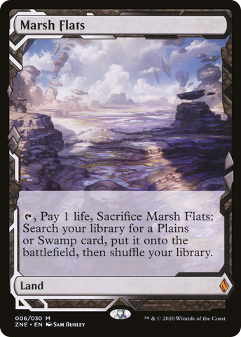 Marsh Flats (ZNE-006)  - Zendikar Rising Expeditions