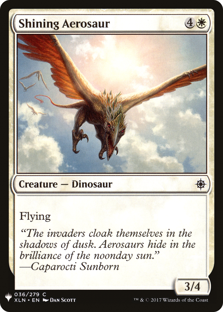 Shining Aerosaur (LIST-036)  - The List
