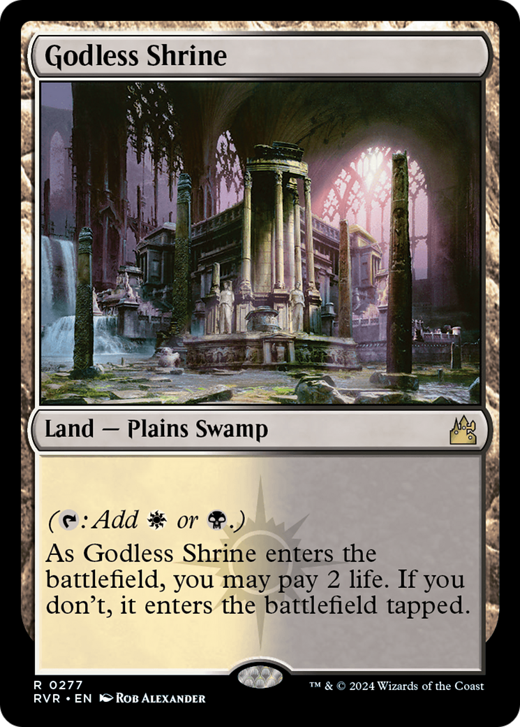 Godless Shrine (RVR-277)  Foil - Ravnica Remastered