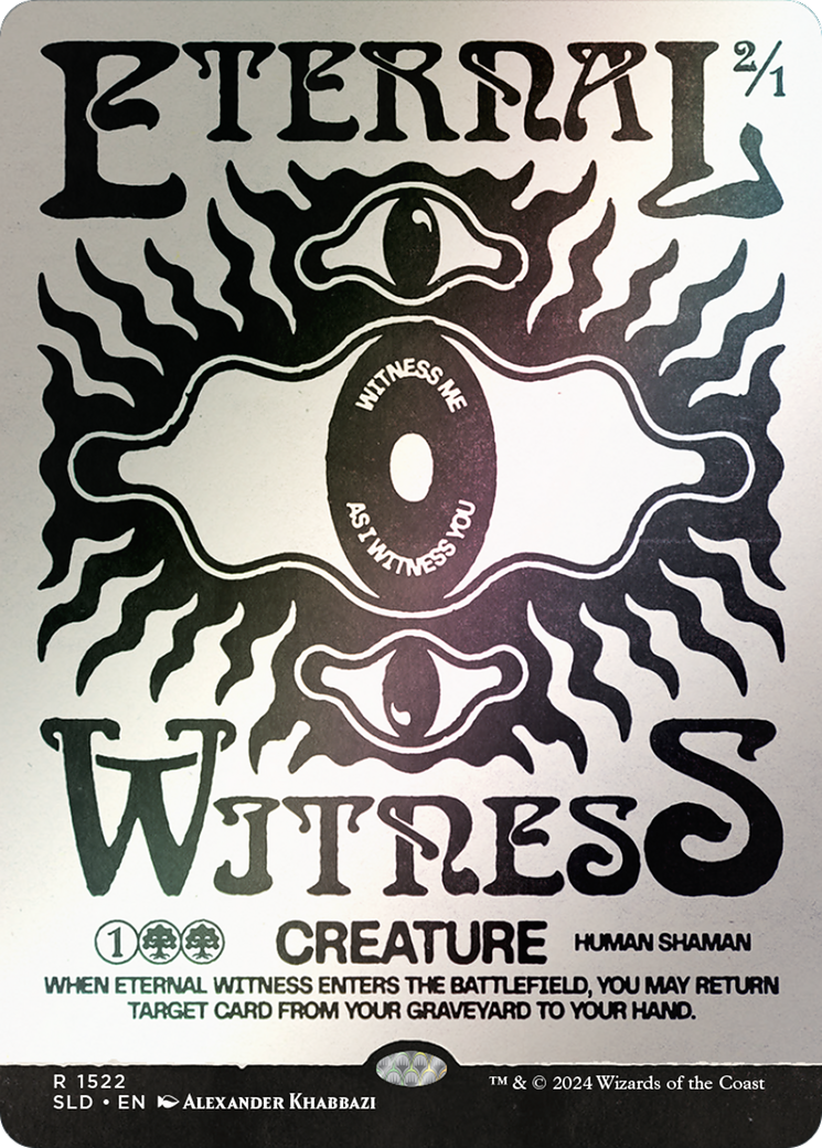 Eternal Witness (1522) (Rainbow Foil) (SLD-1522)  Foil - Secret Lair Drop (Borderless)