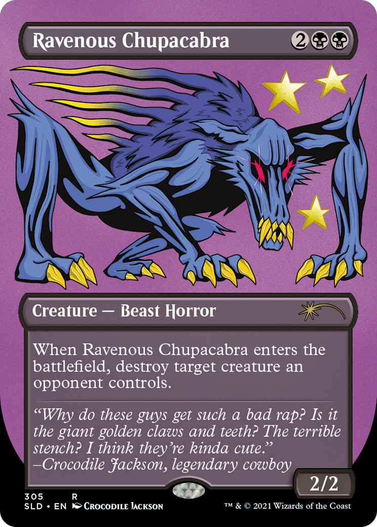 Ravenous Chupacabra (SLD-305)  - Secret Lair Drop (Borderless)