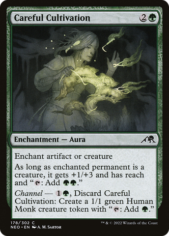 Careful Cultivation (NEO-178)  - Kamigawa: Neon Dynasty