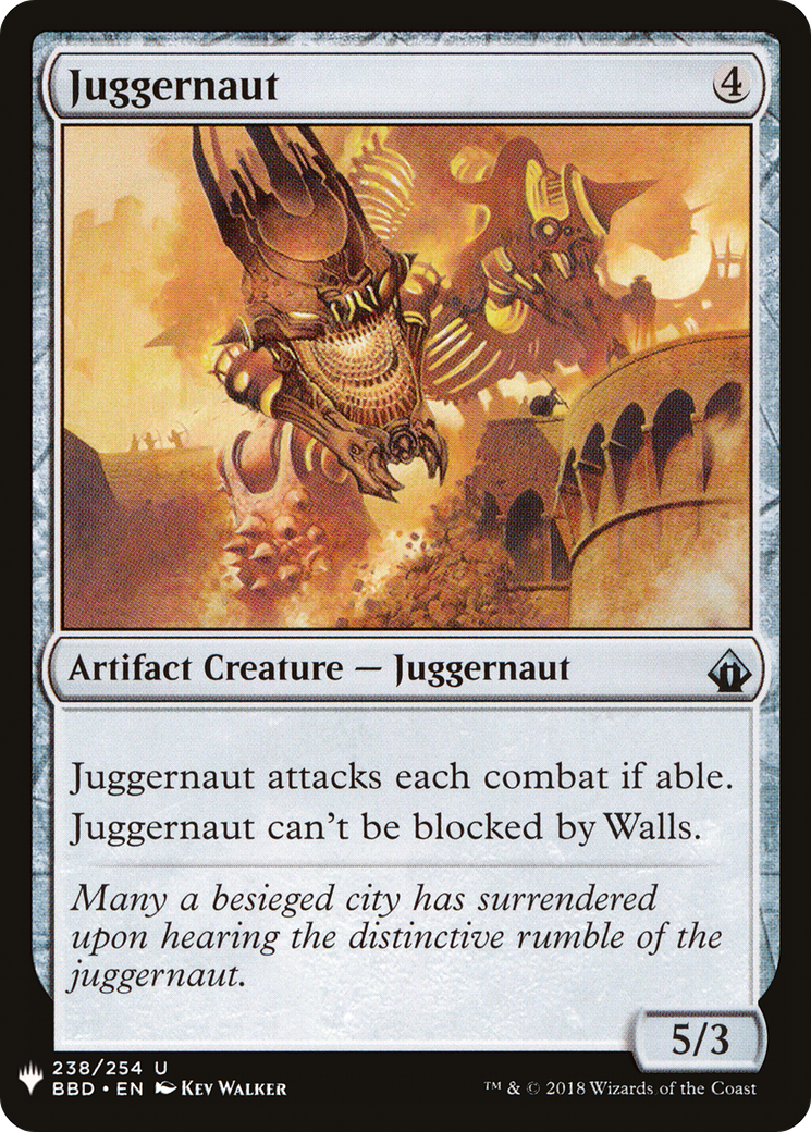 Juggernaut (LIST-238)  - The List