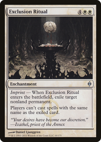 Exclusion Ritual (NPH-010)  Foil - New Phyrexia
