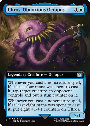 Ultros, Obnoxious Octopus (Extended Art) (FIN-442)  Foil - FINAL FANTASY: (Extended Art)