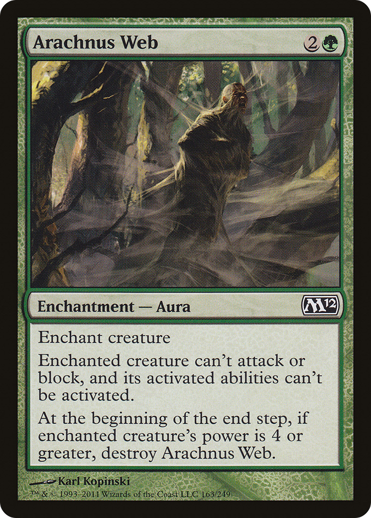 Arachnus Web (M12-163)  Foil - Magic 2012