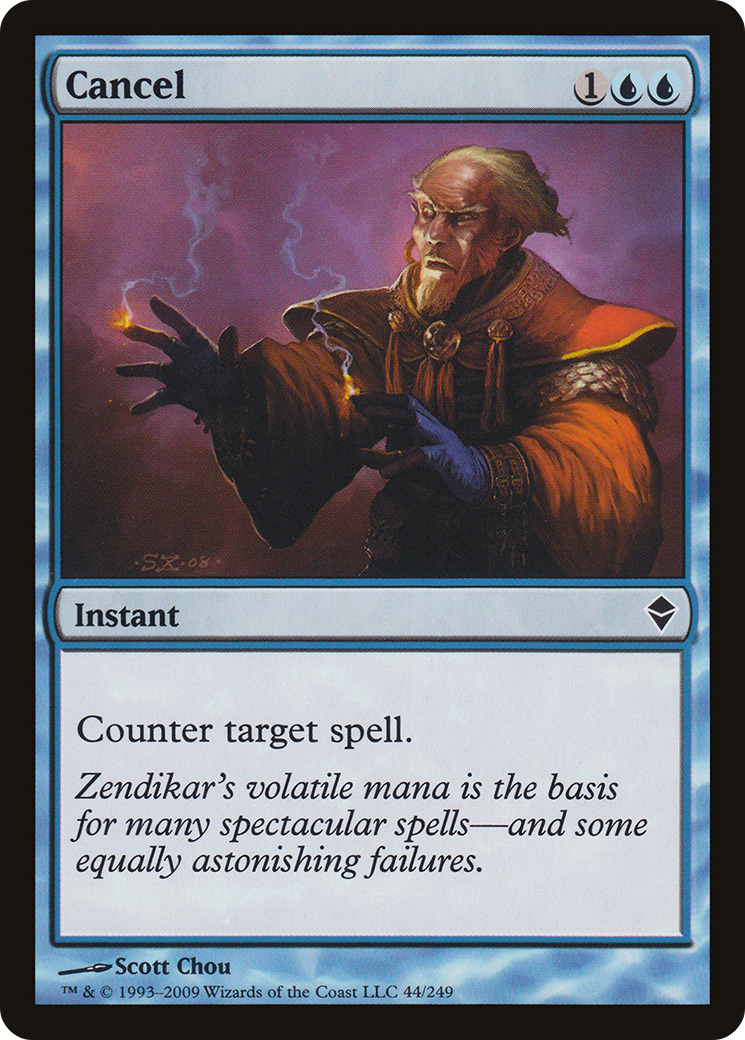Cancel (ZEN-044)  Foil - Zendikar