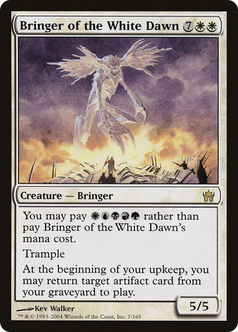 Bringer of the White Dawn (5DN-007)  Foil - Fifth Dawn