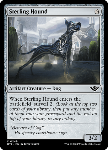 Sterling Hound (OTJ-249)  Foil - Outlaws of Thunder Junction