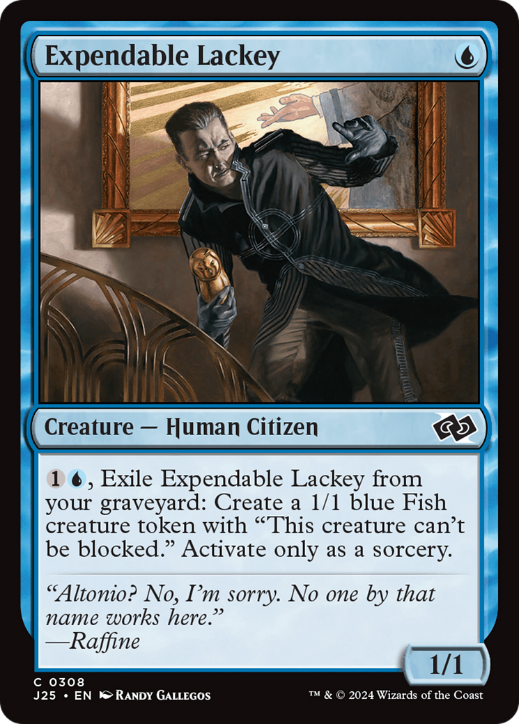 Expendable Lackey (J25-308)  - Foundations Jumpstart
