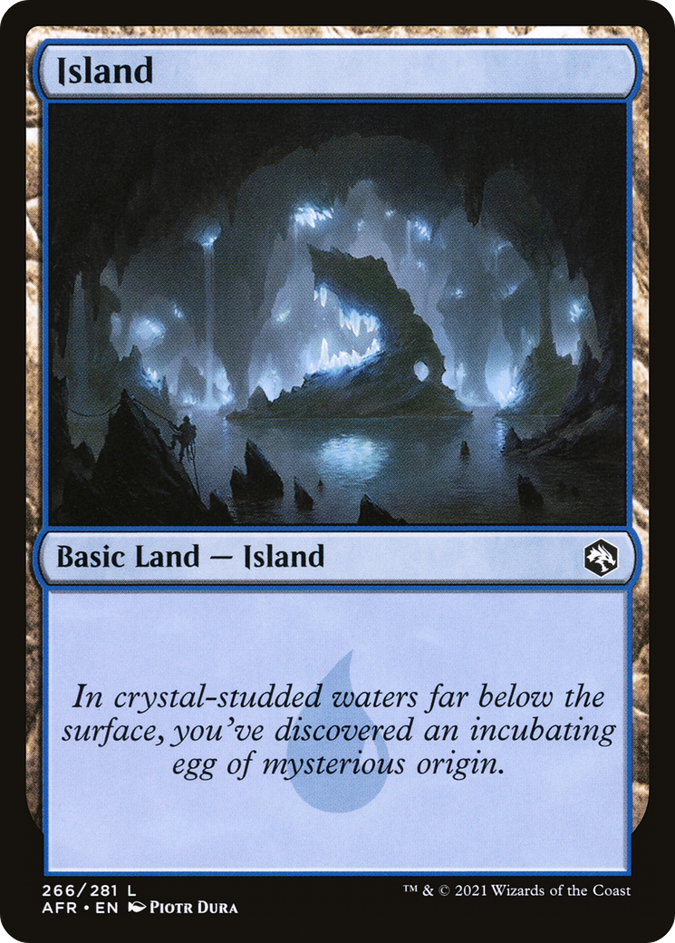 Island (266) (AFR-266)  Foil - Adventures in the Forgotten Realms