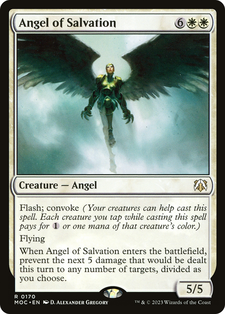 Angel of Salvation (MOC-170)  - March of the Machine Commander