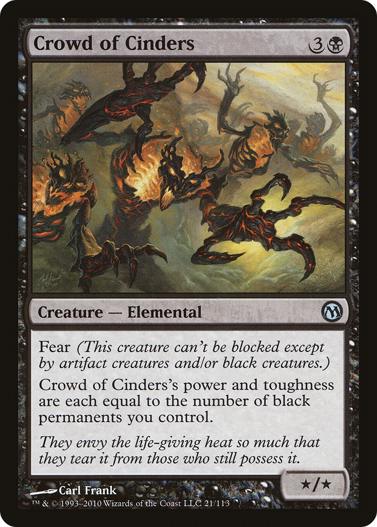 Crowd of Cinders (DPA-021)  - Duels of the Planeswalkers