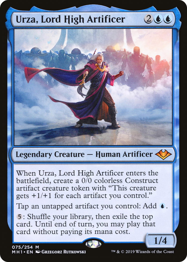 Urza, Lord High Artificer (MH1-075)  Foil - Modern Horizons