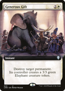 Generous Gift (Extended Art) (CMR-620)  - Commander Legends: (Extended Art)