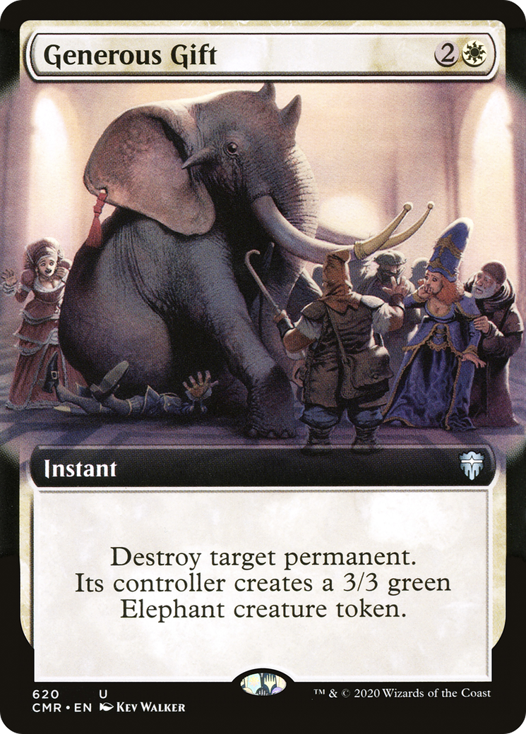Generous Gift (Extended Art) (CMR-620)  - Commander Legends: (Extended Art)