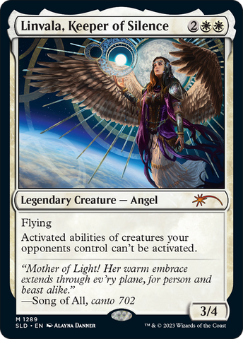 Linvala, Keeper of Silence (SLD-1289)  Foil - Secret Lair Drop