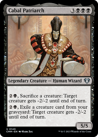 Cabal Patriarch (CMM-140)  - Commander Masters