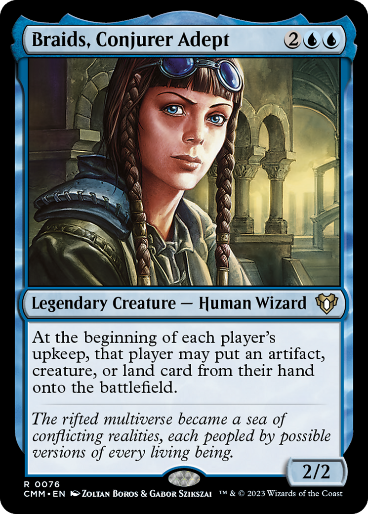 Braids, Conjurer Adept (CMM-076)  - Commander Masters