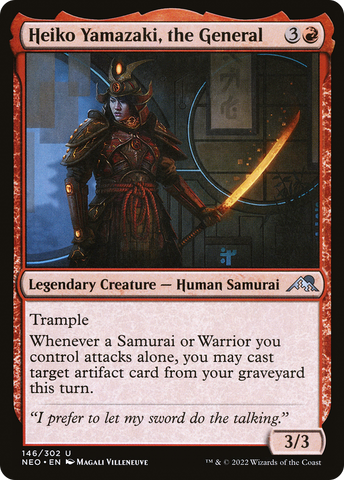 Heiko Yamazaki, the General (NEO-146)  - Kamigawa: Neon Dynasty