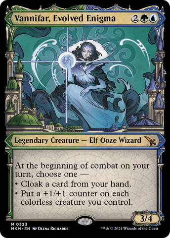 Vannifar, Evolved Enigma (Showcase) (0323) (MKM-323)  Foil - Murders at Karlov Manor: (Showcase)